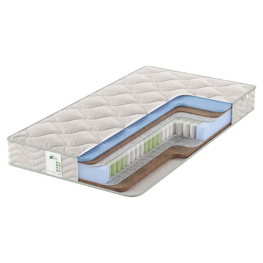 Матрас с независимыми пружинами Agreen take Amsterdam Жесткий / Средне-жесткий 70x195