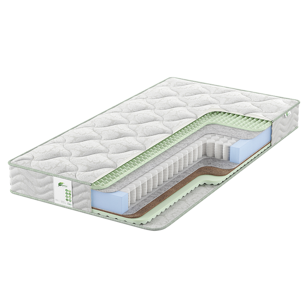 Матрас с независимыми пружинами Agreen Teel Singapore Средний / Средне-жесткий 120x190